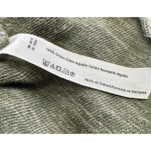 FP Free People Beach Sweater Cowl Neck Cocoon Two Body M Green Heather - Picture 4 of 6